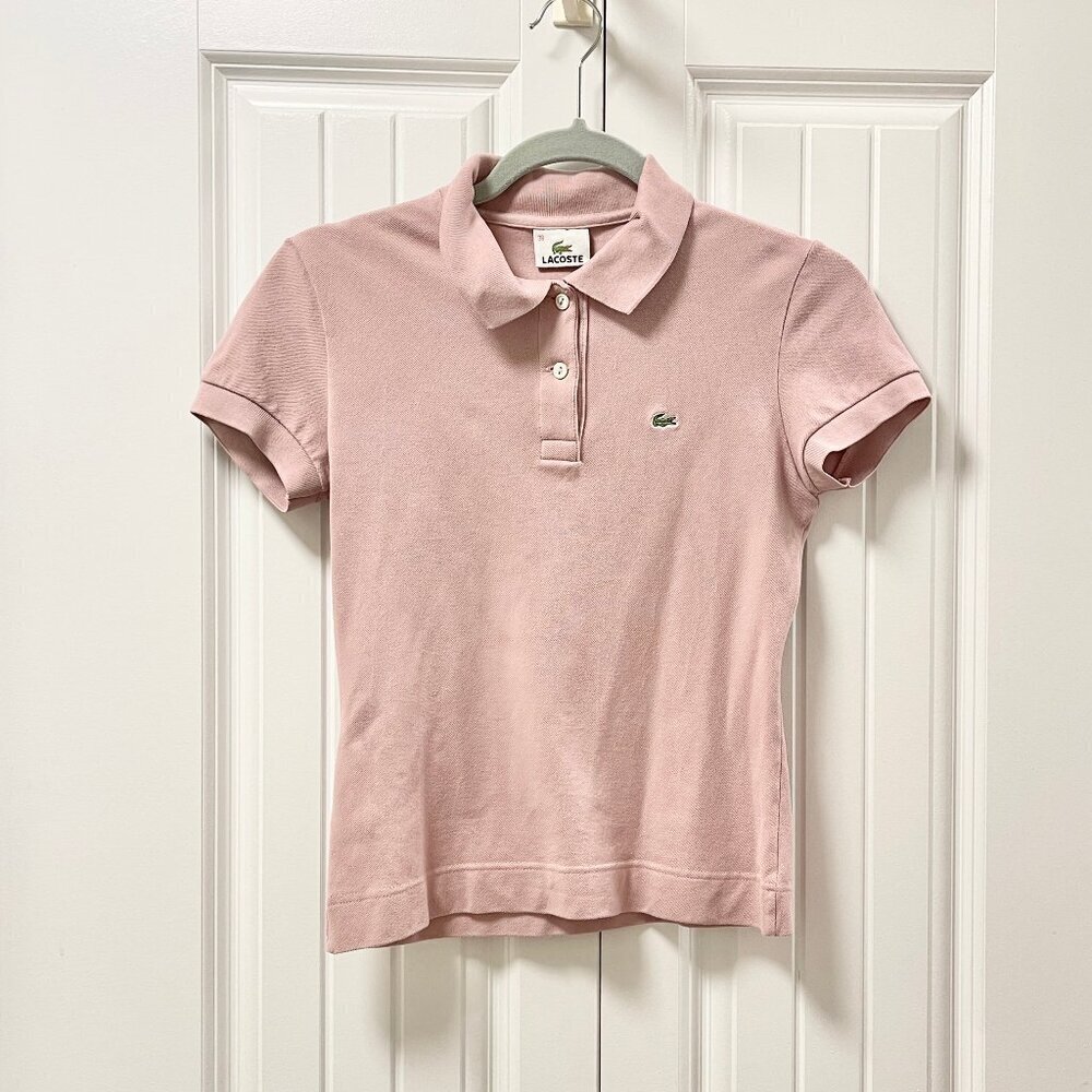 Lacoste Polo T-Shirt Pink